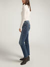 Elyse Mid Rise Straight Leg Jeans image number 2