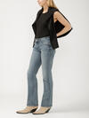 Elyse Mid Rise Slim Bootcut Luxe Stretch Jeans image number 2