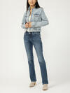 Elyse Mid Rise Slim Bootcut Jeans image number 0
