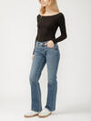 Elyse Mid Rise Bootcut Jeans image number 2