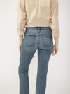 Elyse Mid Rise Kick Flare Luxe Stretch Jeans image number 3