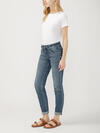 Boyfriend Mid Rise Slim Leg Jeans image number 2