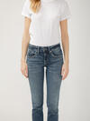 Boyfriend Mid Rise Slim Leg Jeans image number 3