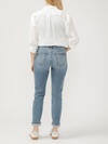 Boyfriend Mid Rise Slim Leg Jeans image number 1