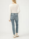 Girlfriend Mid Rise Slim Leg Jeans image number 1