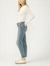 Girlfriend Mid Rise Slim Leg Jeans image number 2