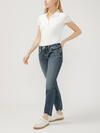Boyfriend Mid Rise Slim Leg Jeans image number 2