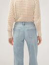 Mid Rise Relaxed Straight Leg Ankle Jeans image number 4