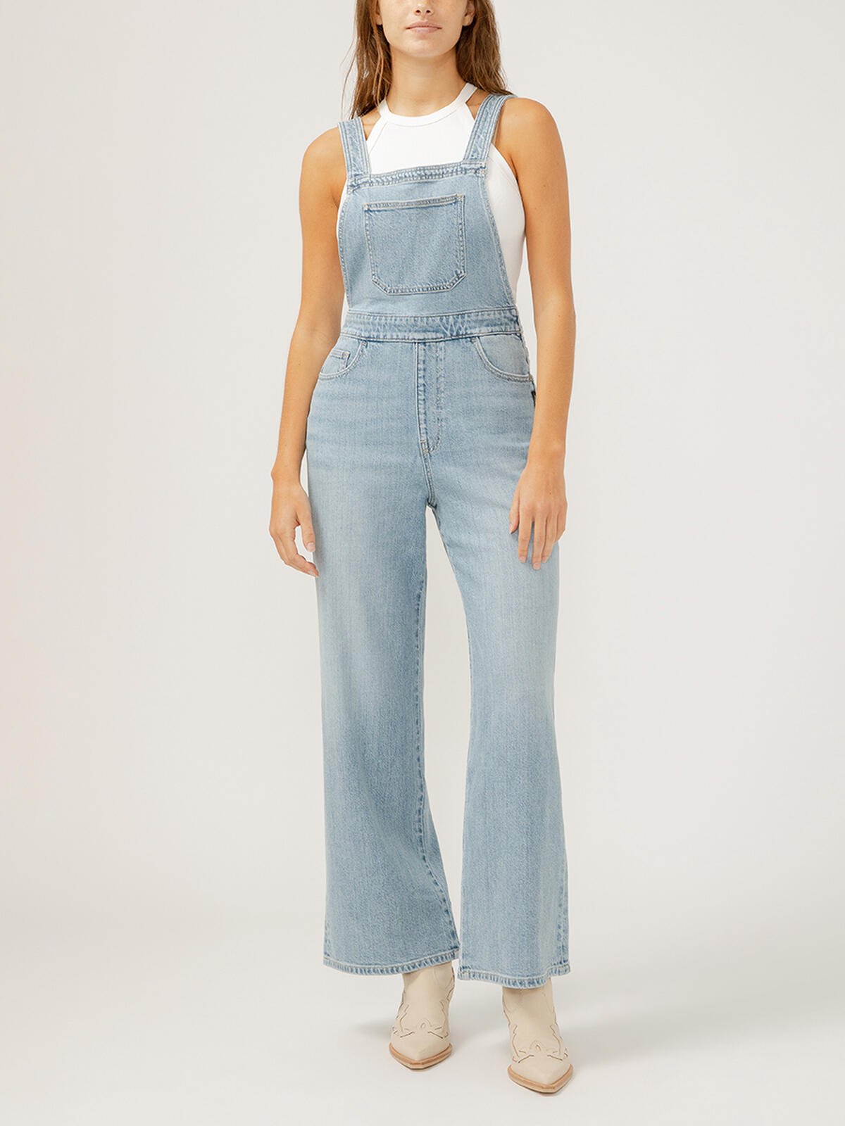Wide Leg Overall Jeans image number 0