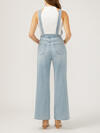 Wide Leg Overall Jeans image number 1