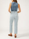 Highly Desirable High Rise Straight Leg Ankle Jeans image number 1