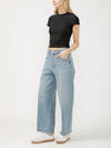 High Rise Barrel Leg Jeans image number 2