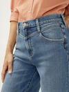 Highly Desirable High Rise Ultra Wide Leg Jeans image number 4