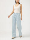 High Rise Pleated Trouser Leg Jeans image number 0
