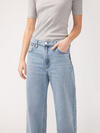 Highly Desirable High Rise Wide Leg Jeans image number 3