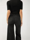 High Rise Wide Leg Ankle Jeans image number 4