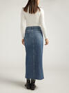 Front-Slit Maxi Jean Skirt image number 1