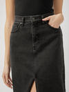 Front-Slit Maxi Jean Skirt image number 3
