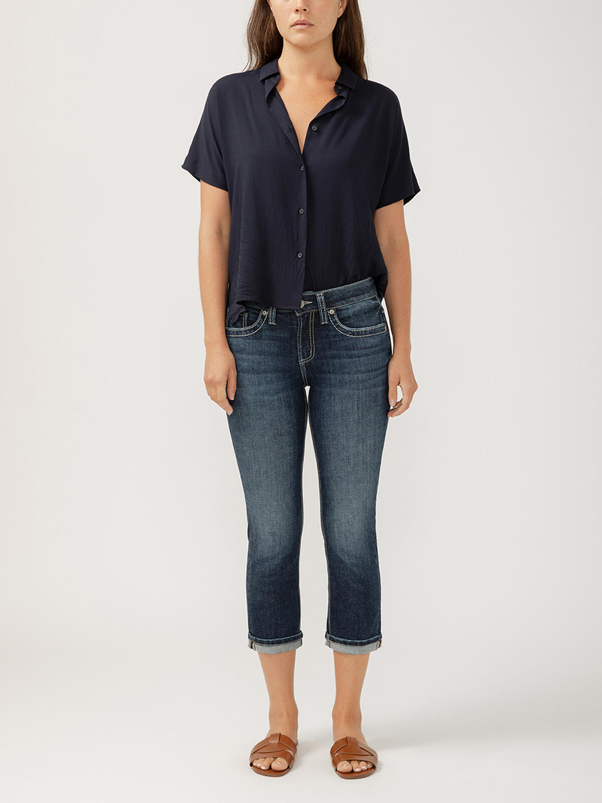 Suki Mid Rise Capri image number 0