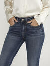 Suki Mid Rise Straight Crop Jeans image number 3