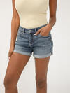 Boyfriend Mid Rise Luxe Stretch Shorts image number 2