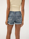 Boyfriend Mid Rise Luxe Stretch Shorts image number 5