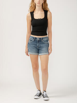 Boyfriend Mid Rise Shorts