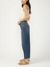 High Rise Barrel Leg Jeans image number 2
