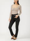 Isbister High Rise Straight Leg Luxe Stretch Jeans image number 2