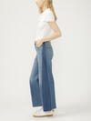 Isbister High Rise Two-Tone Wide Leg Ankle Jeans image number 2