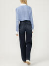 Highly Desirable High Rise Trouser Leg Jeans image number 1