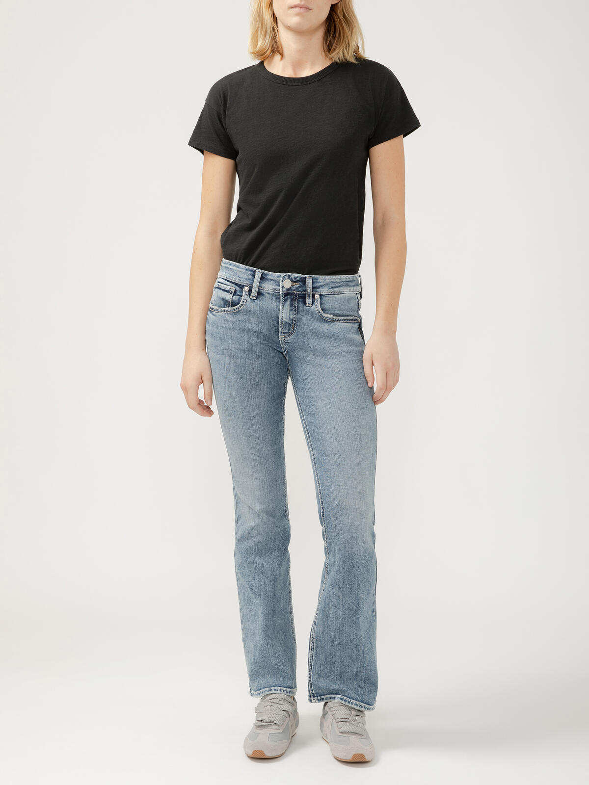 Britt Low Rise Bootcut Jeans image number 0