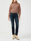 Suki Mid Rise Straight Leg Luxe Stretch Jeans image number 0