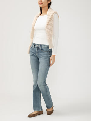Suki Mid Rise Slim Bootcut Luxe Stretch Jeans