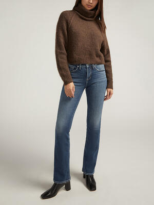 Suki Mid Rise Slim Bootcut Jeans