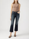Suki Mid Rise Kick Flare Luxe Stretch Jeans image number 0