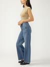 Suki Mid Rise Wide Leg Knit Flex Jeans image number 2