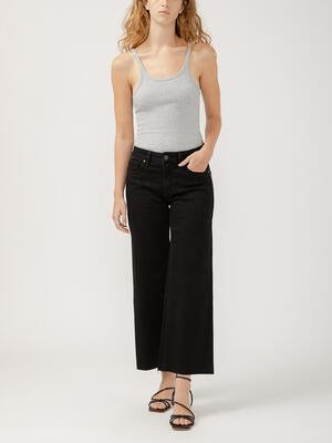 Suki Mid Rise Wide Leg Luxe Stretch Jeans