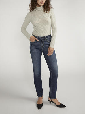 Avery High Rise Straight Leg Jeans