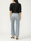 Silver Coated Isbister High Rise Straight Leg Jeans image number 1