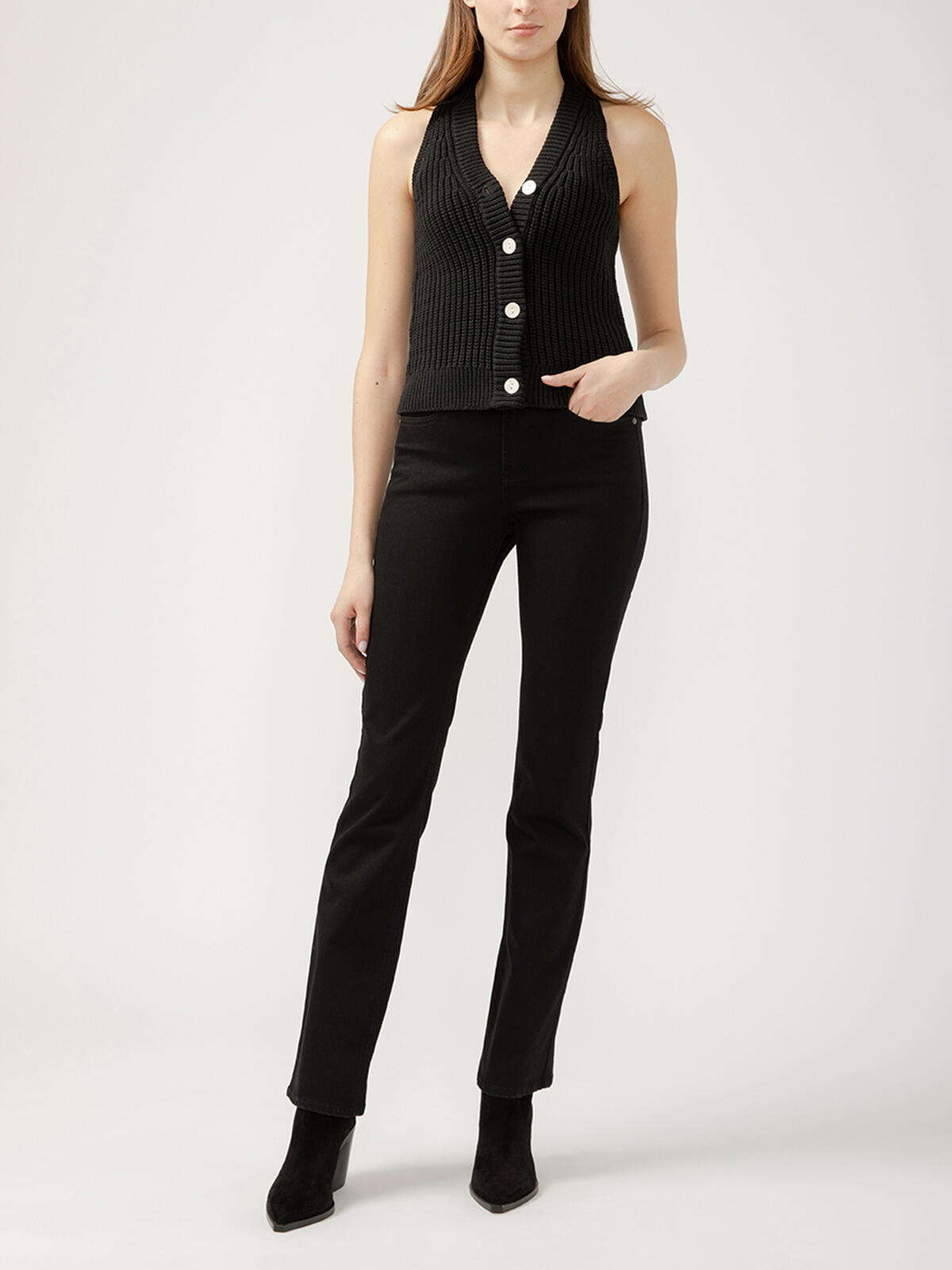 Avery High Rise Bootcut Jeans image number 0