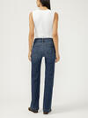 Avery High Rise Luxe Stretch Trouser Leg Jeans image number 1