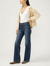 Avery High Rise Luxe Stretch Trouser Leg Jeans image number 2