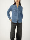 Women's Denim Western Shirt image number 0