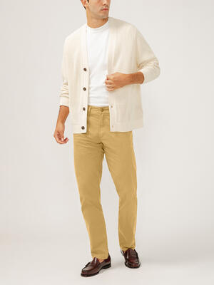 Eddie Classic Athletic Fit Tapered Leg Essential Twill Pants