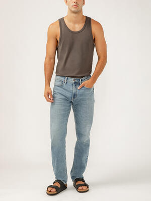 Eddie Relaxed Fit Slim Straight Leg Luxe Heritage Jeans