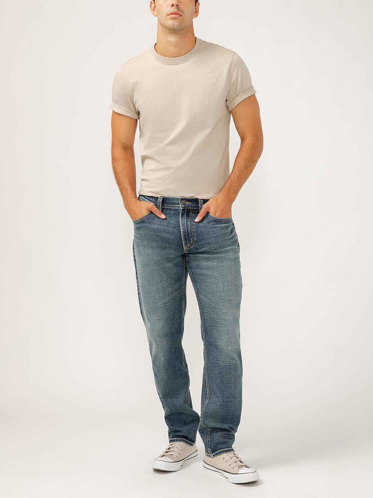 Eddie Relaxed Fit Slim Straight Luxe Heritage Jeans image number 0