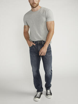 Eddie Athletic Fit Tapered Leg Jeans
