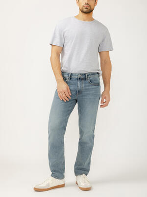 Eddie Relaxed Fit Slim Straight Leg Jeans