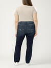 Elyse Mid Rise Straight Leg Luxe Stretch Jeans image number 1